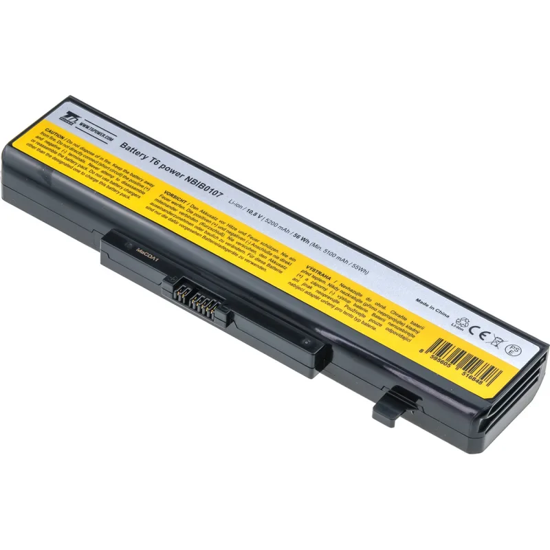Baterie T6 Power Lenovo IdeaPad B480, B580, G480, B590, Z480, V480, Edge E530, 5200mAh, 56Wh, 6cell NBIB0107