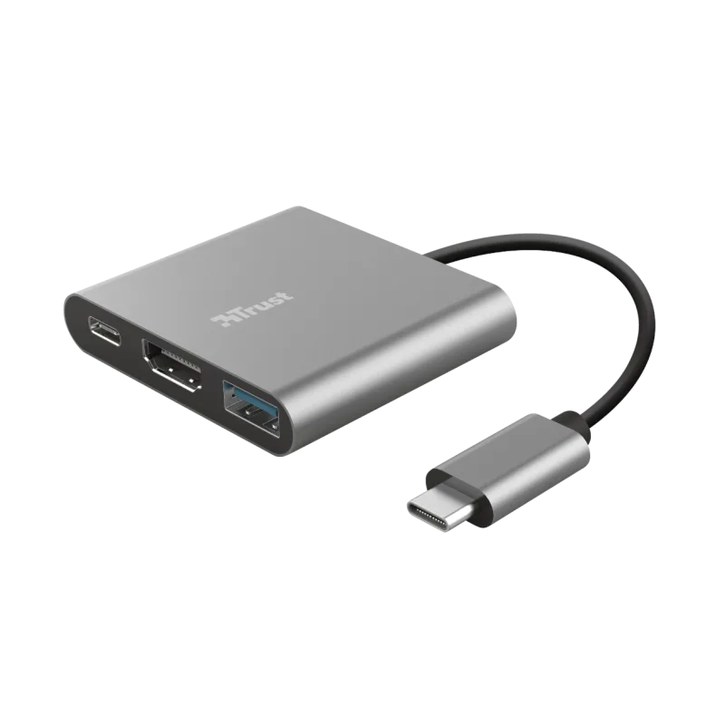 TRUST DALYX 3-IN-1 USB-C ADAPTER 23772
