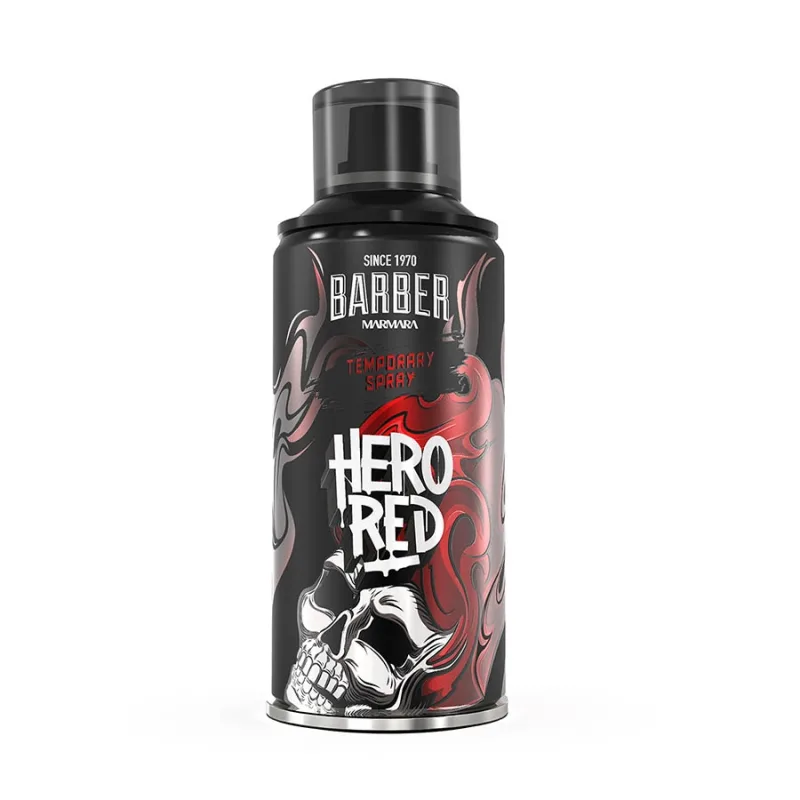 Červený sprej na vlasy MARMARA BARBER Temporary sprej Red hero 150 ml