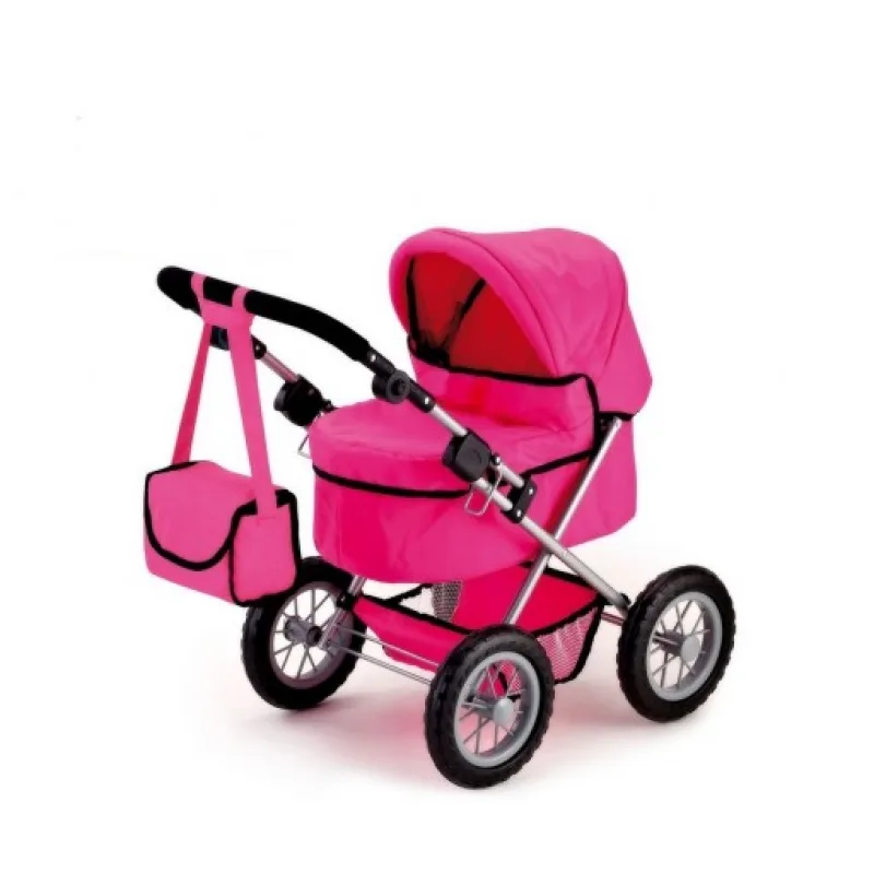 MaDe Kočárek pro panenky Trendy Adélka, Růžový