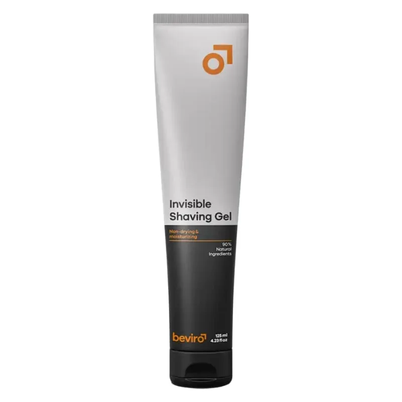 Neviditeľný gel na holenie BEVIRO Invisible shaving gel 125 ml
