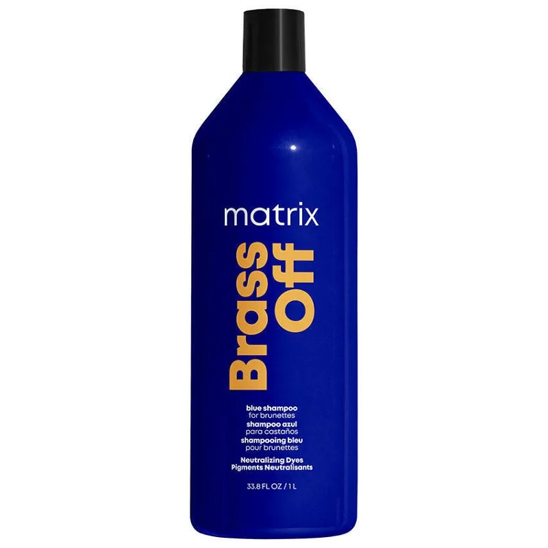 MATRIX Total Results Brass Off Shampoo 1000ml - šampón pre blond a melírované vlasy