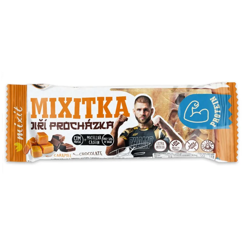 Mixit Proteínová Mixitka Jirky Procházku - Slaný karamel a čokoláda 43g