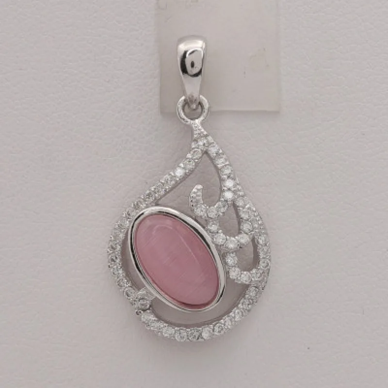 Strieborný prívesok s kameňom KA P3092