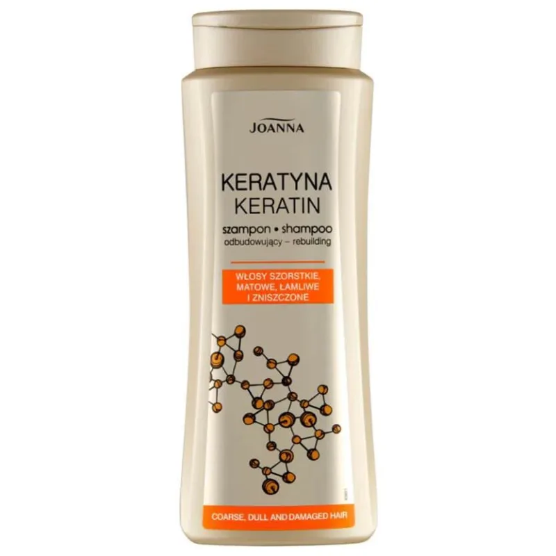 JOANNA Keratin Shampoo With Keratin 200ml - keratínový šampón na poškodené vlasy
