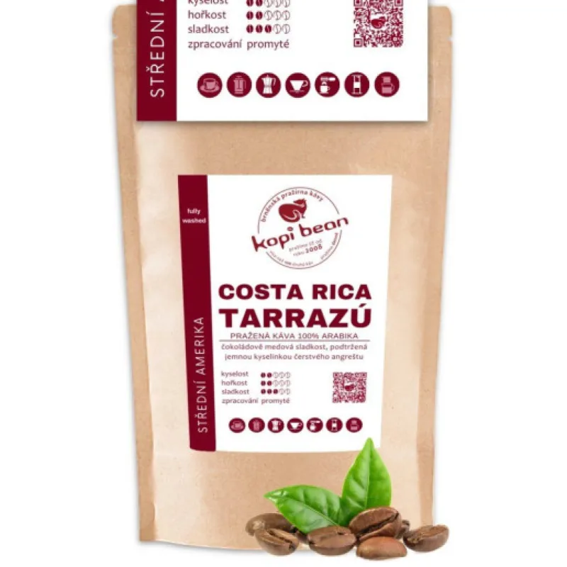 Costa Rica Tarazzú Arabica 100g, Zpracování Jemně mletá ( domácí presso )
