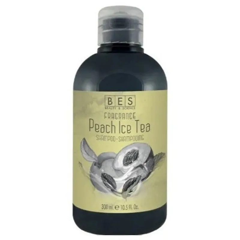 BES Fragrance Peach Ice Tea Shampoo 300ml - vlasový šampón s vôňou broskyne