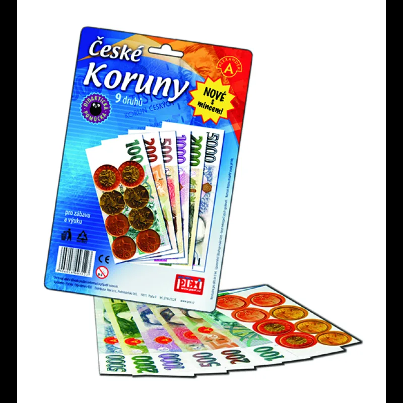 PEXI Alexander detské peniaze - české koruny