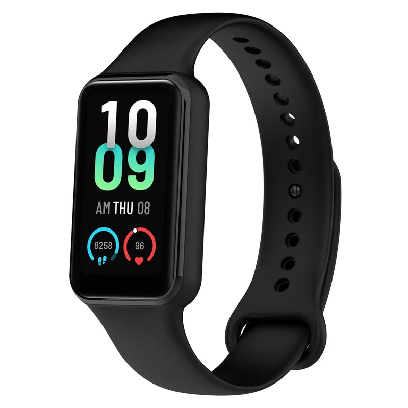 Silikonový řemínek pro Amazfit Band 7 - černý ESES 1530003075