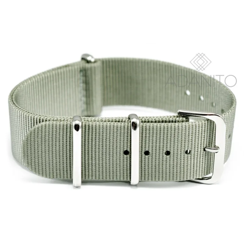 Nylonový Nato remienok na hodinky 111G.GREY.22
