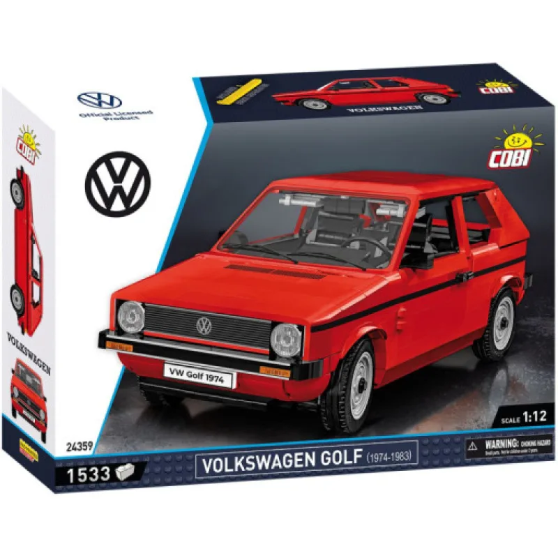 COBI 24359 Volkswagen Golf GTI (1974-1983), 1:12, 1533 kostek