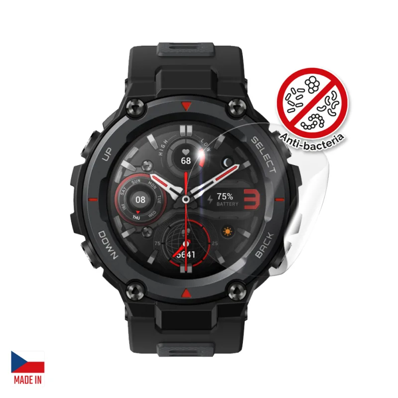Screenshield Anti-Bacteria XIAOMI Amazfit T-Rex Pro folie na displej XIA-AFTREXPRAB-D