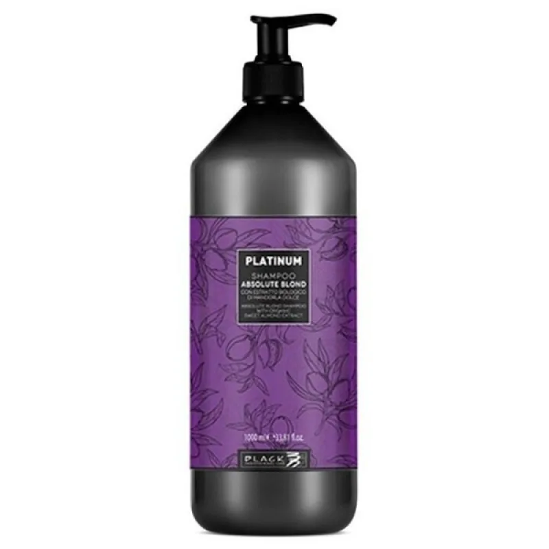 BLACK Platinum Absolute Blond Shampoo 1000ml - šampón pre šedivé a melírované vlasy