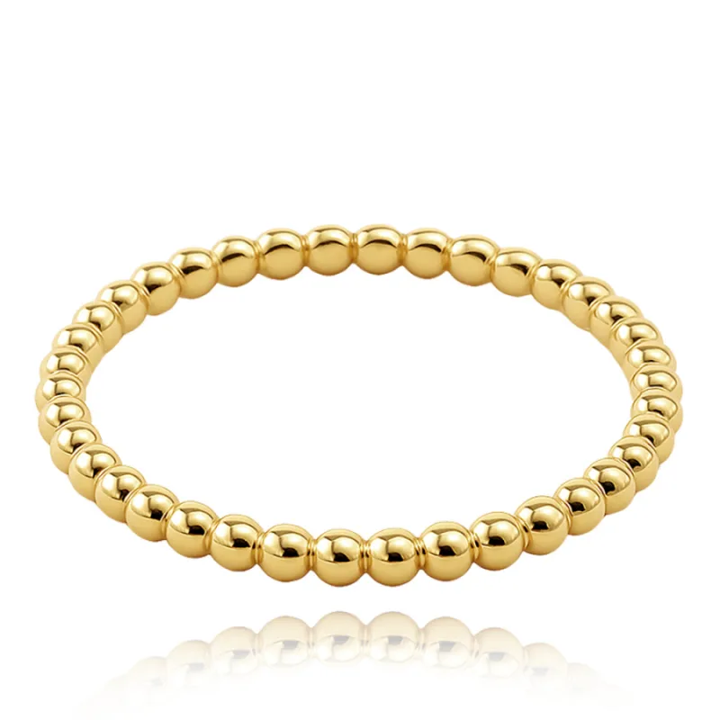 Zlatý prsteň s guľôčkami Au 585/1000 MINET JMG0243WGR, 52, 0.85 g