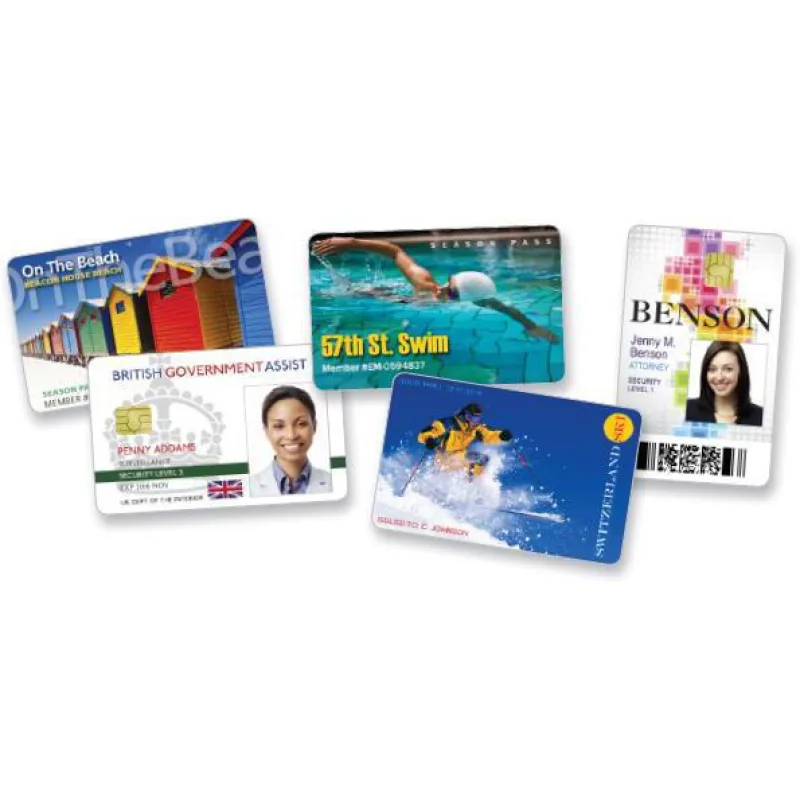 ZEBRA Premier (PVC) Blank White Cards,Card, 15 mil,500ks 104523-215