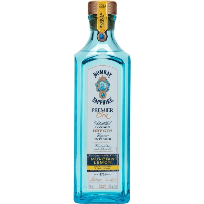 Bombay Sapphire Premier Cru Murcian Lemon 47% 0,7l