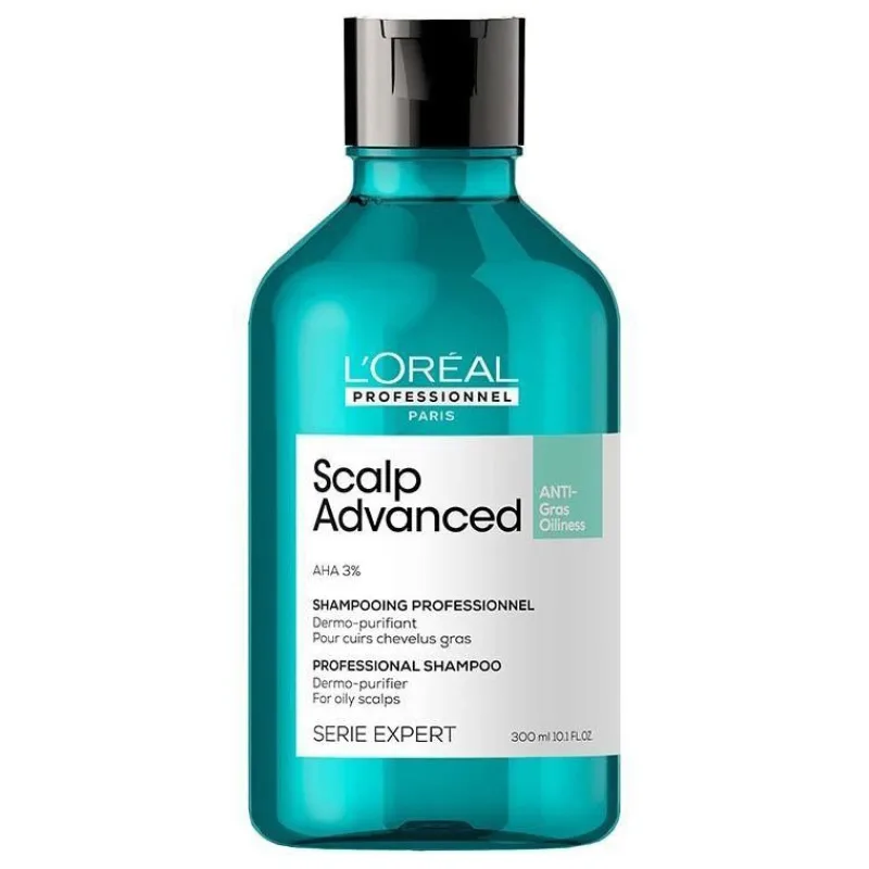 LOREAL L´ORÉAL Scalp Advanced Anti-Oiliness Dermo-Purifier Shampoo 300ml - šampón na mastné vlasy