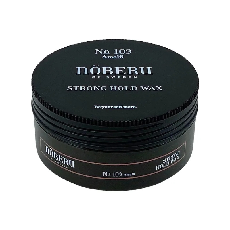 NOBERU OF SWEDEN Silno fixačný vosk na vlasy pre mužov NOBER Strong hold wax Amalfi 80 ml