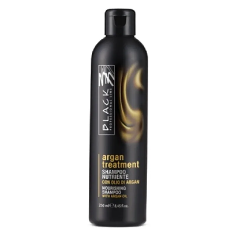 BLACK Argan Treatment Shampoo 250ml - arganový regeneračný šampón na poškodené vlasy