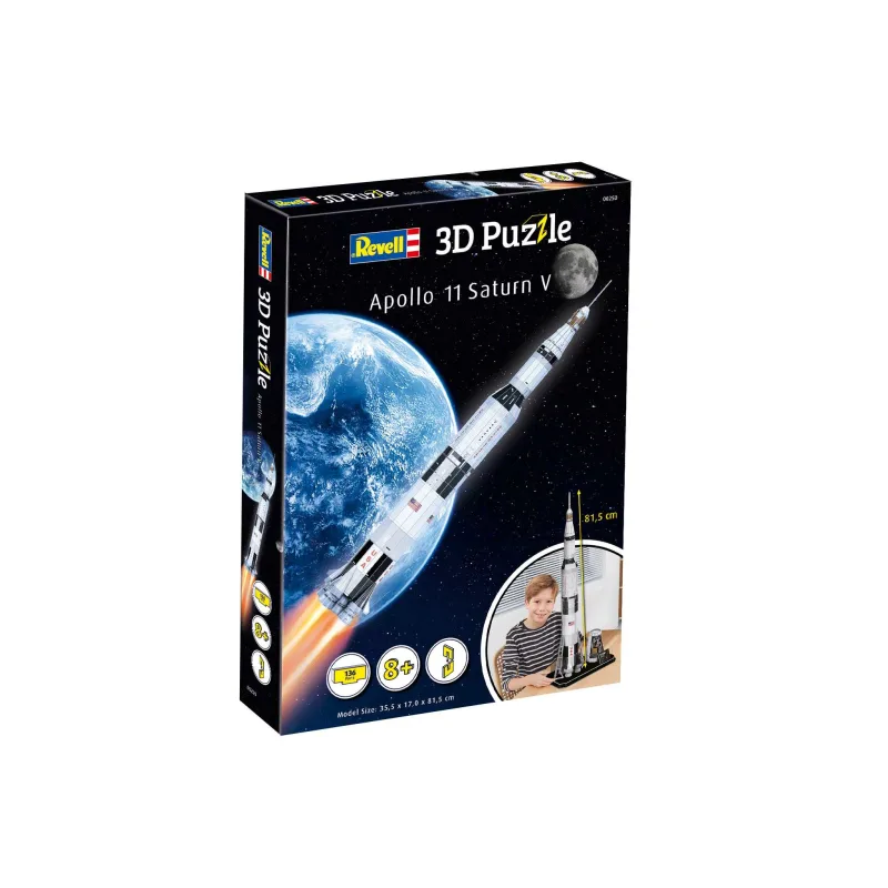 Revell 3D Puzzle REVELL 00250 - Apollo 11 Saturn V