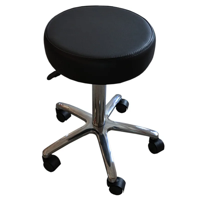 OSTATNÍ VÝROBCOVIA DETAIL DHS396b-77 Kadernícky taburet BOB - koliesková stolička - čierna