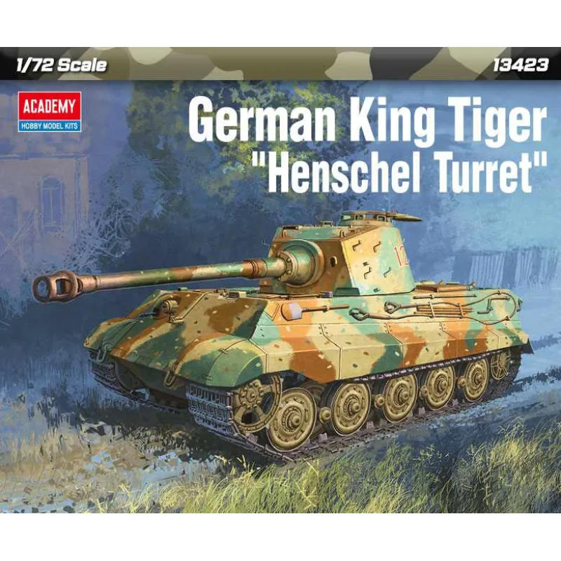 Academy Model Kit tank 13423 - Nemecký King Tiger "Henschelova veža" (1:72)