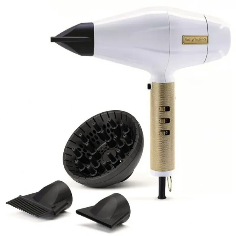 BABYLISS PRO FXBDW1E WHITEFX 2200W - profesionálny ionic fén s digitálnym motorom - biely