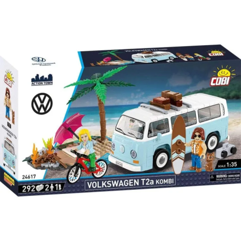 Cobi 24617 Volkswagen T2a Kombi, 1:35, 292 kostek