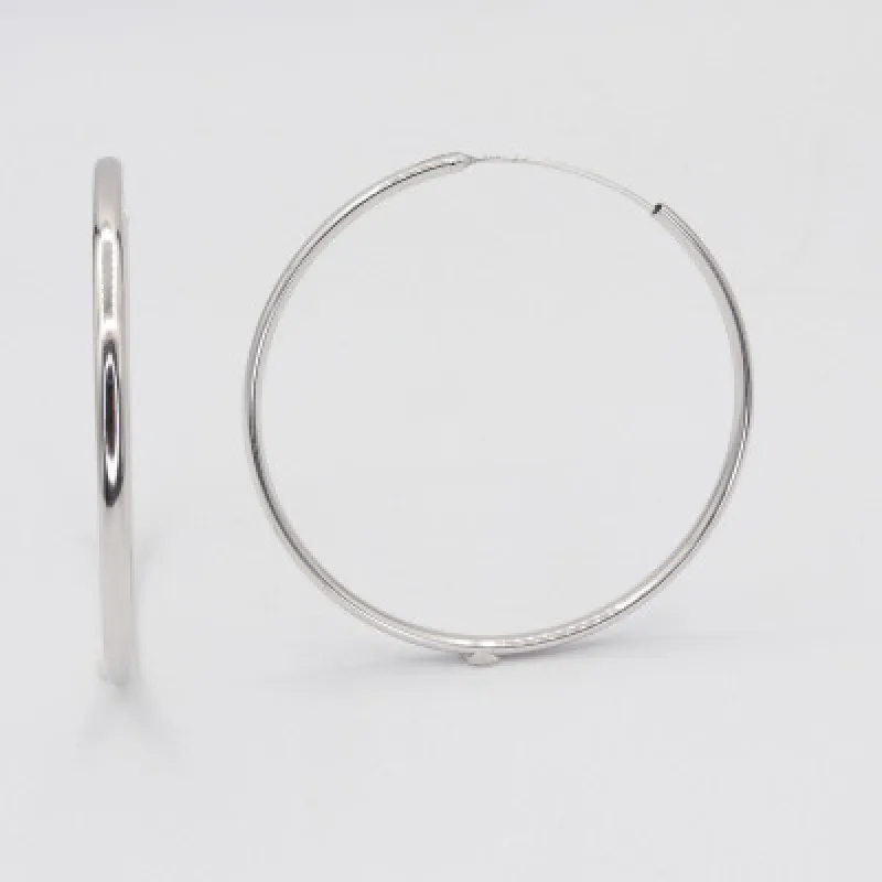 Strieborné náušnice krúžky KA E4373