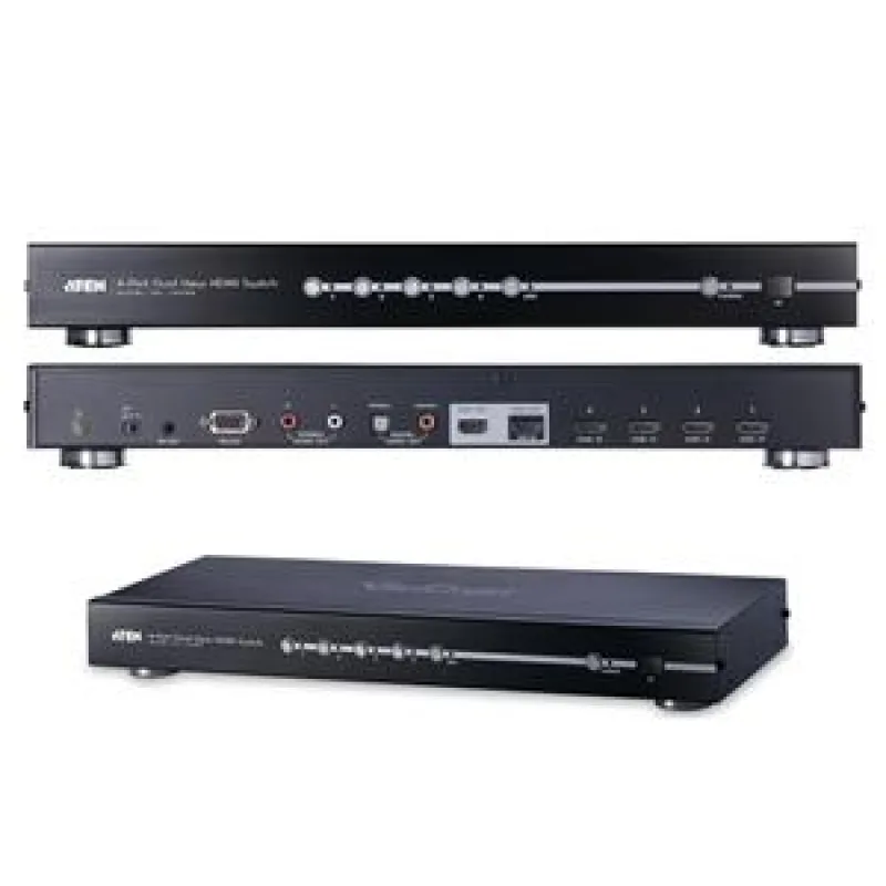 ATEN 4 port HDMI switch 4 HDMI - 2 HDMI, RS-232, e VS-482