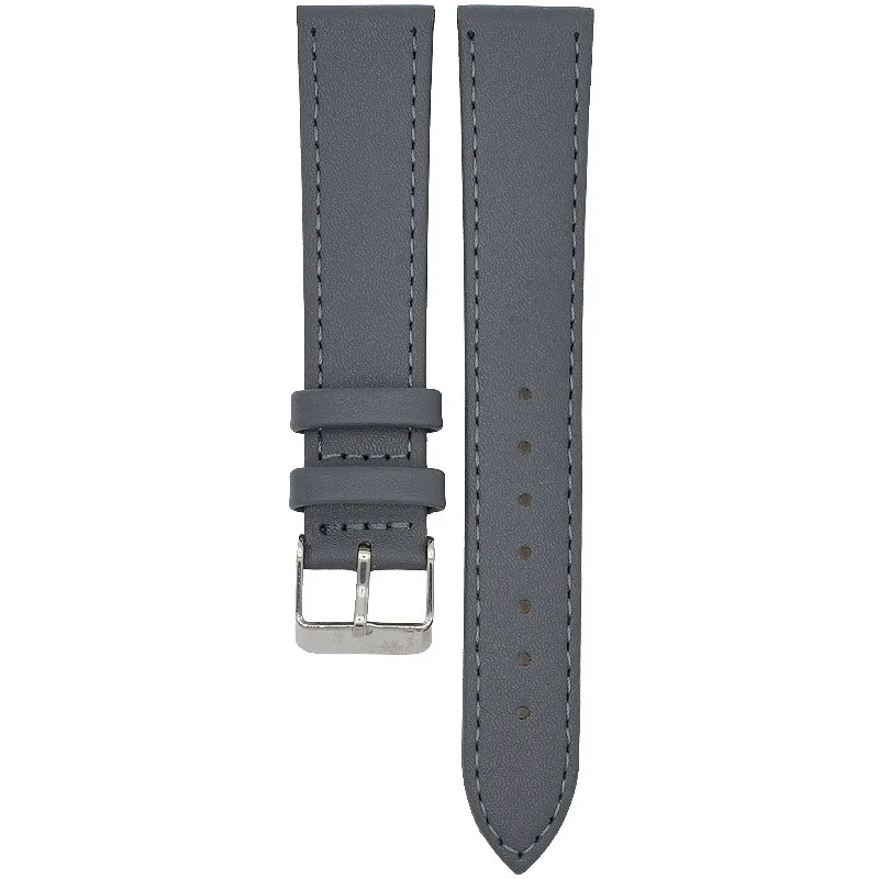 Koženkový remienok na hodinky 22 mm šedý JORDAN KERR 1006W22