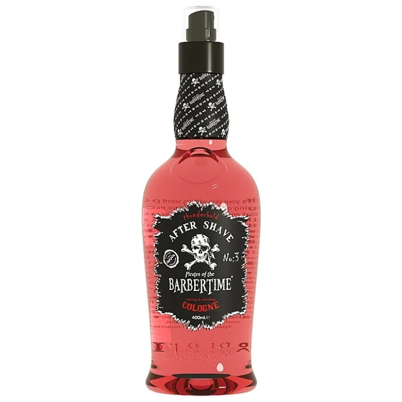 Pirates of the BARBERTIME BARBERTIME After Shave Cologne Thunderbolt 400ml - kolínska voda po holení