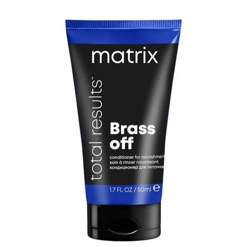 MATRIX Total Results Brass Off Conditioner 50ml - kondicionér pre studenú blond a melír