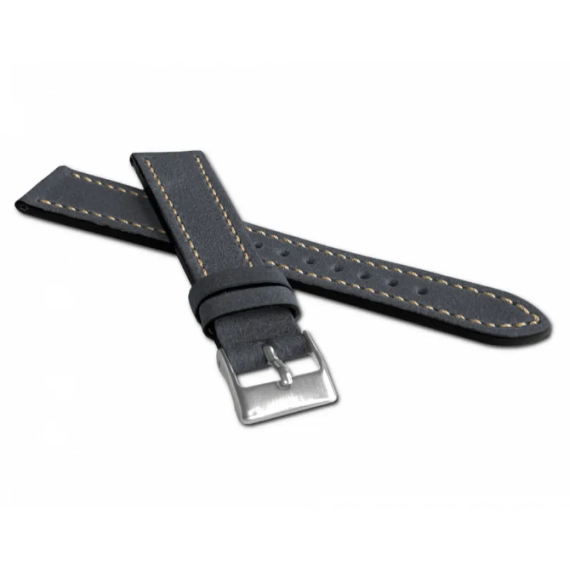 Kožený remienok na hodinky Retro Top Grain LAVVU LSWUL22