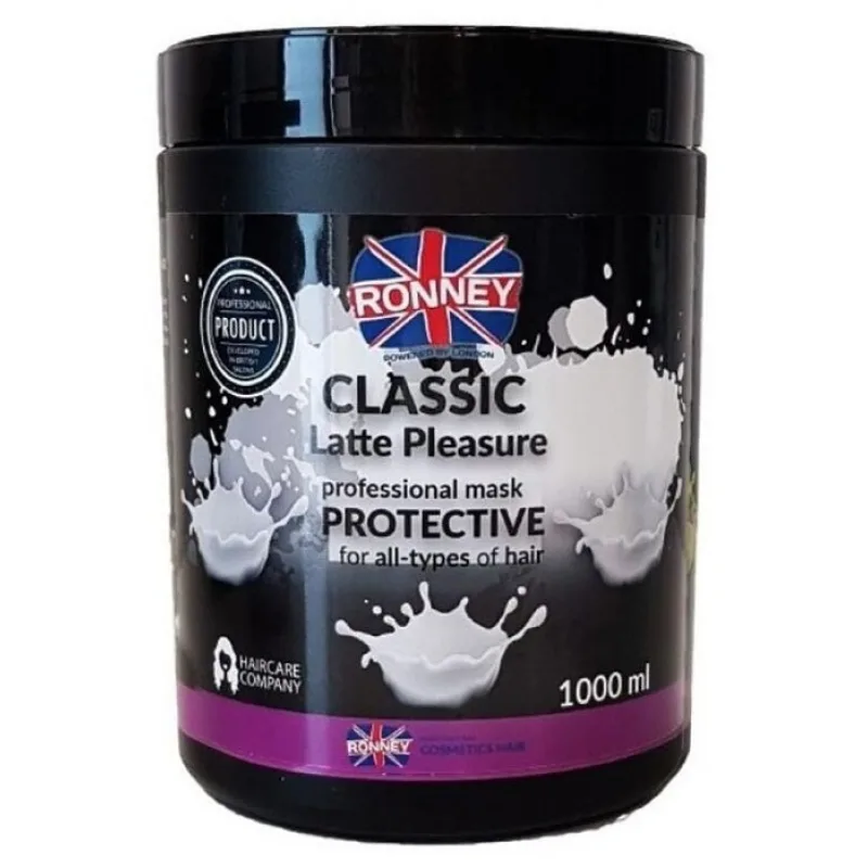 RONNEY Classic Latte Pleasure Mask 1000ml - hydratačná maska s vôňou karamelu