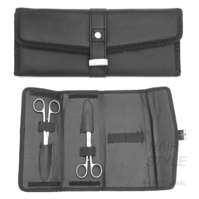 HAIR STYLE Kadernícke pomocky Púzdro pre nožnice na vlasy a hrebienky - imitácia kože