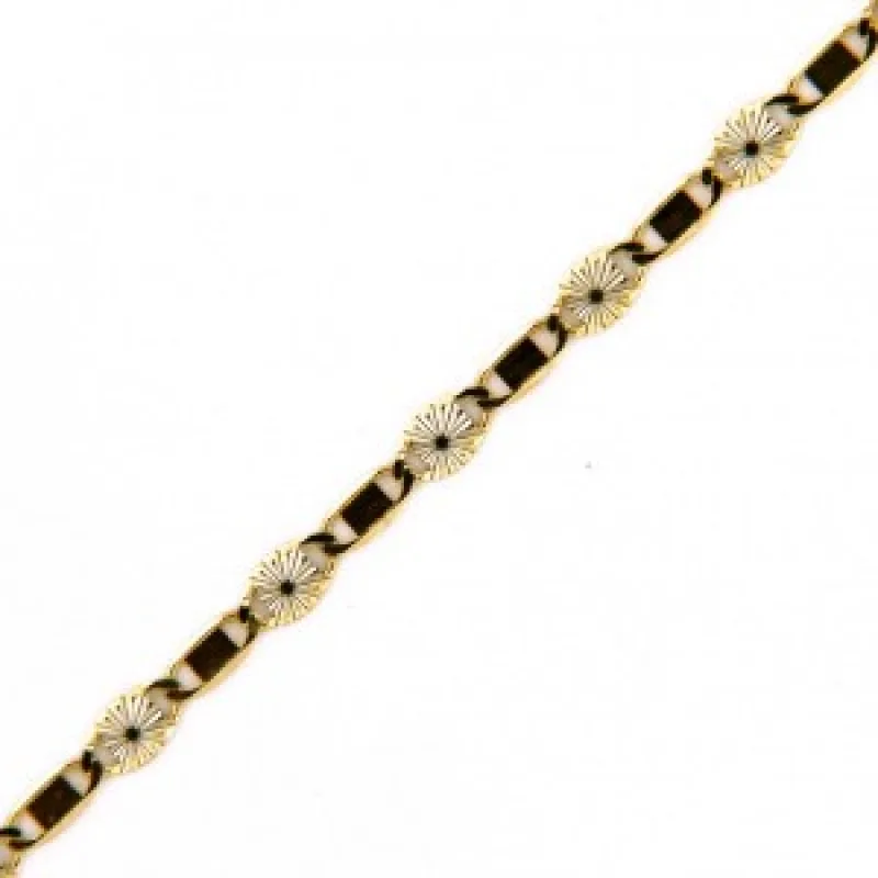 Zlatá retiazka z kombinovaného zlata KA GVCL/030/D1/1, 19, 0.70 g