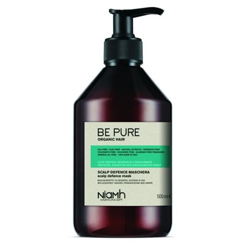 NIAMH Be Pure Scalp Defence Mask 500ml - maska na citlivú pokožku hlavy