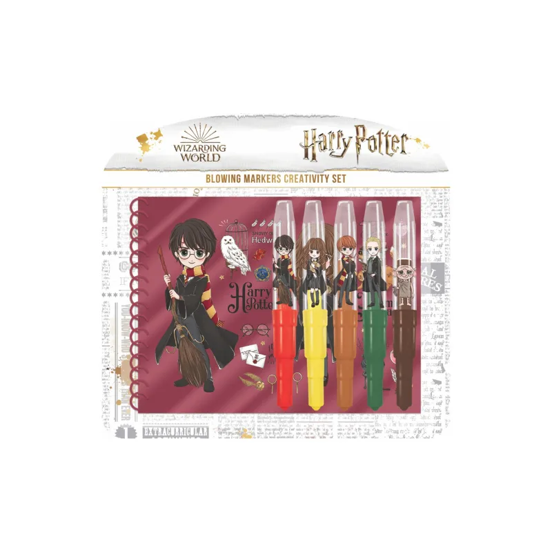 Jiri Models Fixy fúkacie 5ks s notesom Harry Potter na karte 31x29cm