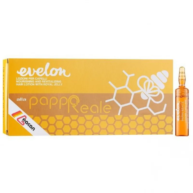 PARISIENNE EVELON Pappa Reale Ampulky na intenzívnu regeneráciu krehkých a poškodených vlasov 12x10ml
