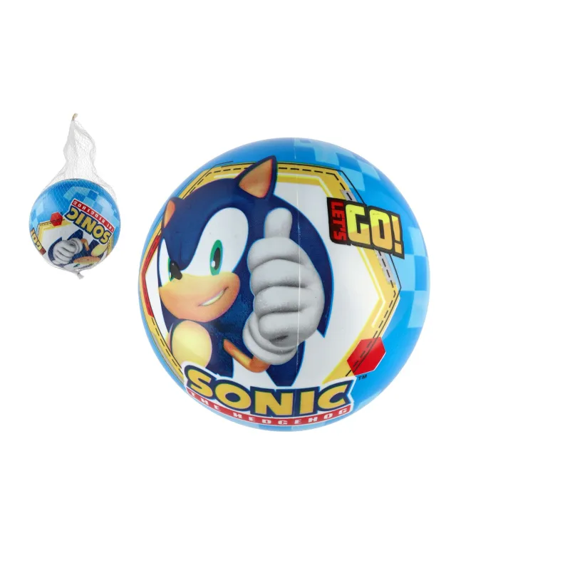Teddies Lopta Ježko Sonic nafúknutá 23cm v sieťke
