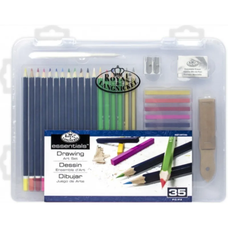 Royal Langnickel sada na kreslení v plastovém boxu