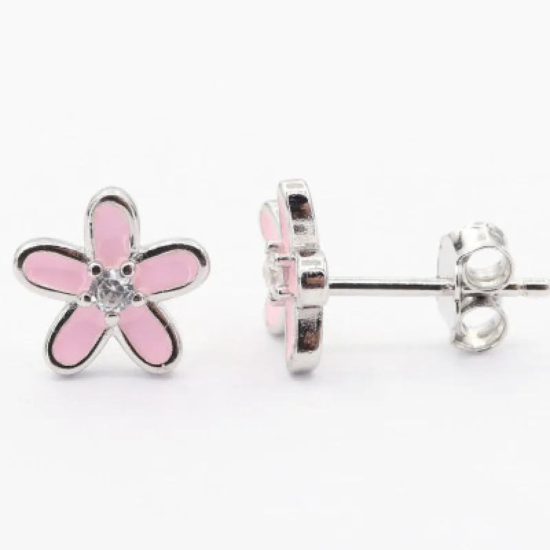 Strieborné náušnice na puzety KA E4852P