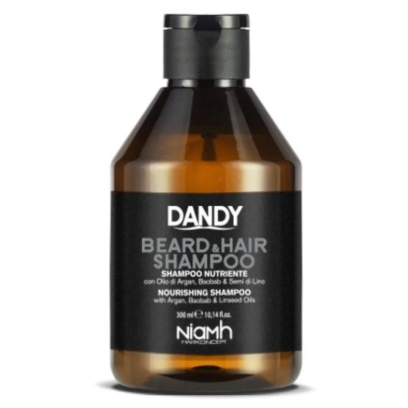 NIAMH DANDY Beard And Hair Shampoo 300ml - Šampón na bradu, fúzy a vlasy