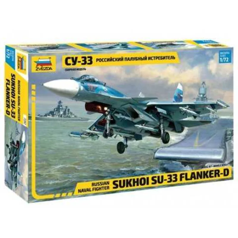 Zvezda Model Kit lietadlo 7297 - Sukhoi SU-33 Flanker D (1:72)
