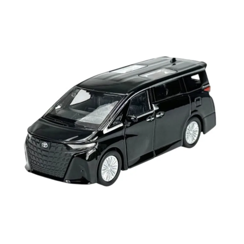 Welly Toyota Alphard 2024 Black, 1:34-39