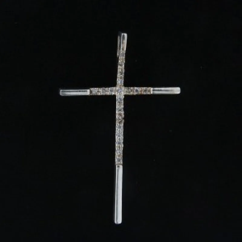 Strieborný prívesok krížik KA P169