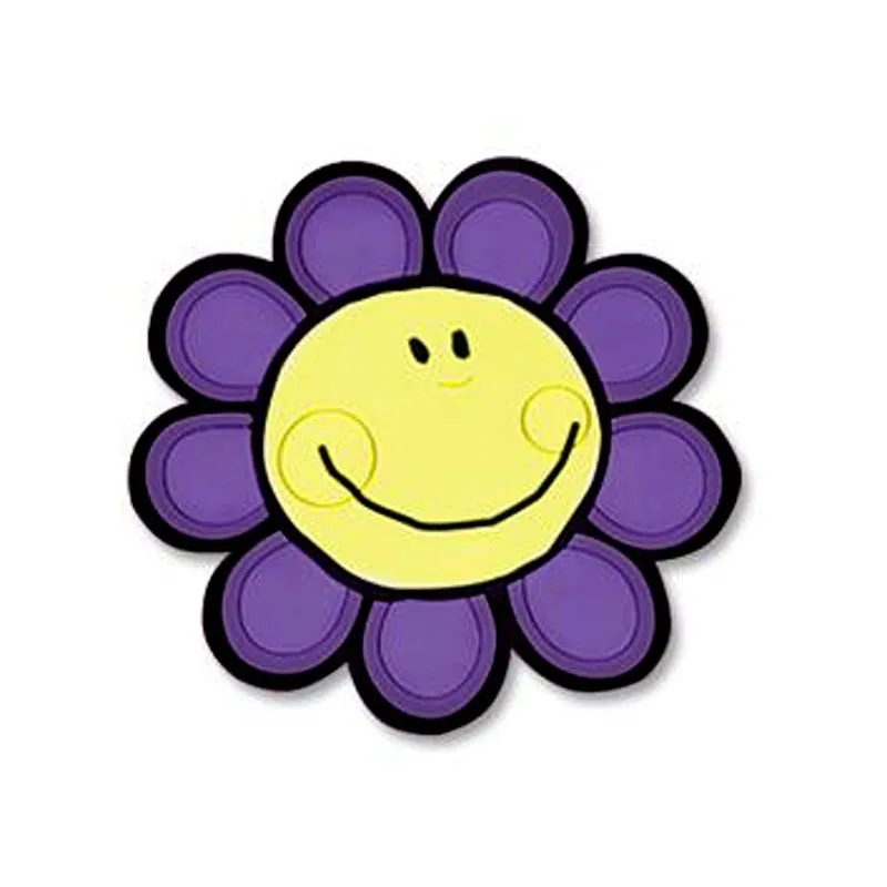 Bellatex kuchyňská podložka Fialová slunečnice, 10 x 10 cm