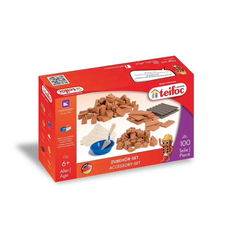 Směr Stavebnica Teifoc Sada tehličiek II. 100ks v krabici 29x18x8cm