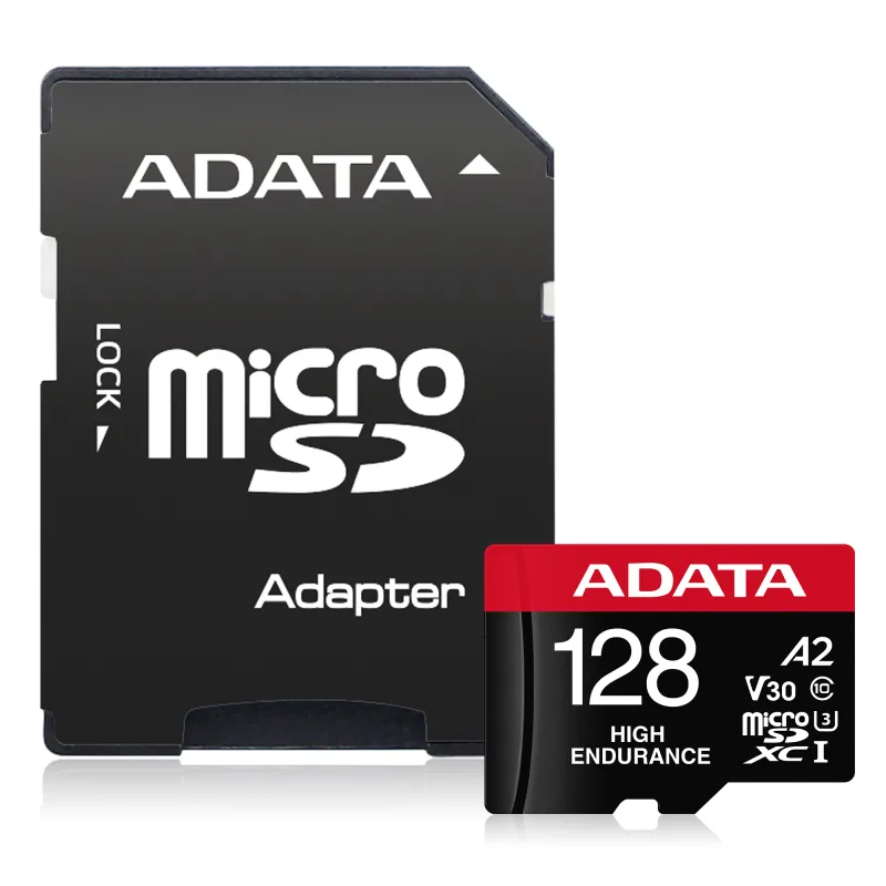 Adata High Endurance/Micro SD/128GB/UHS-I U3 / Class 10/+ Adaptér AUSDX128GUI3V30SHA2-RA1